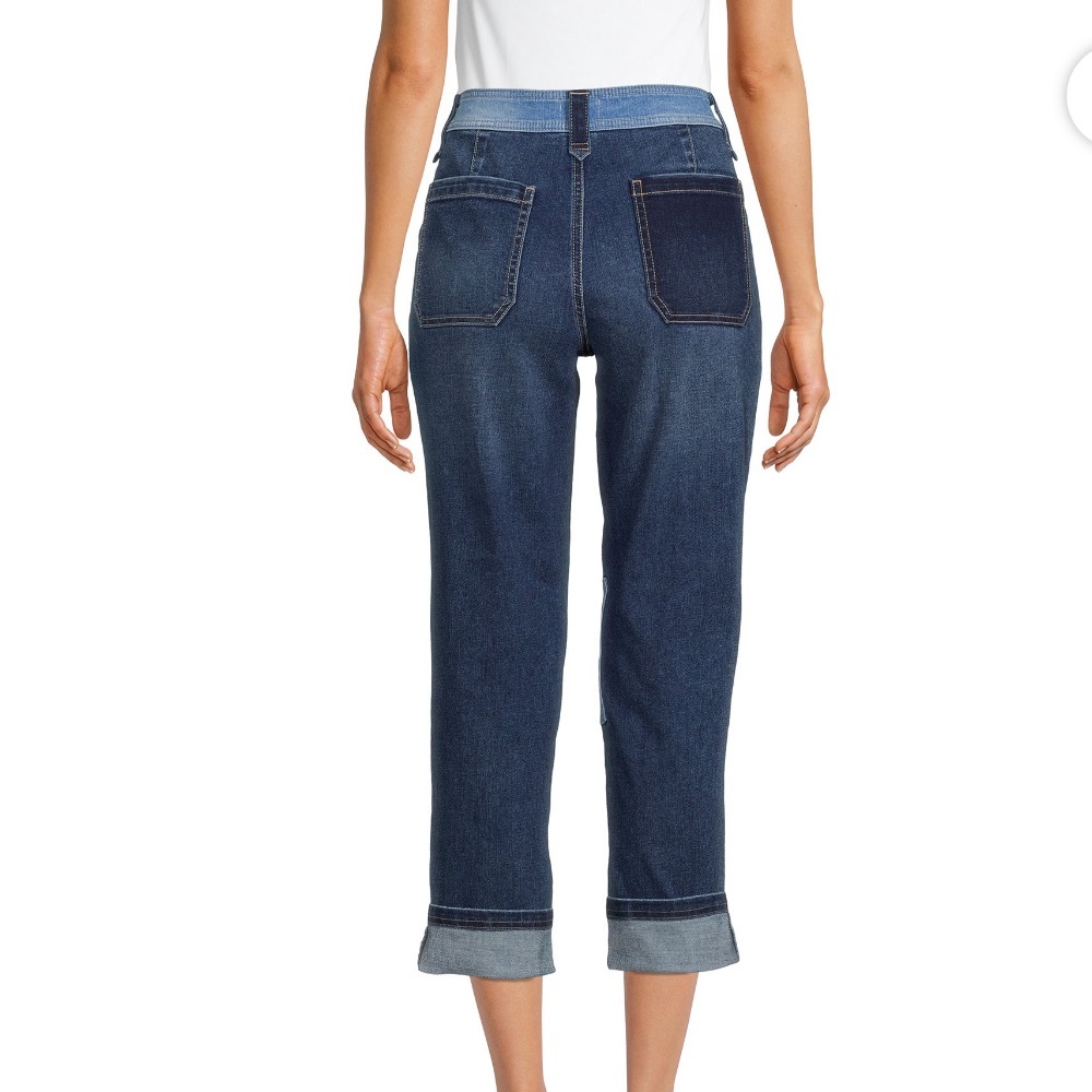 Time and Tru Patchwork Jeans - Size 12 - Picture 5 of 10